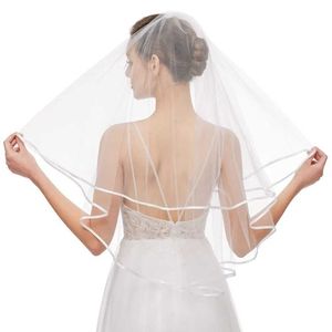 Bijoux de cheveux de mariage Veille nuptiale femme simple tulle