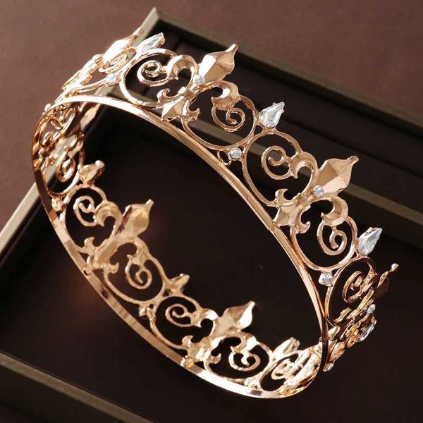 Bijoux de cheveux de mariage Itacazzo Headwear Headwear Gold Color Luxuous Style Classical Ladies Beauty Pageant Mariage Couronne de mariage