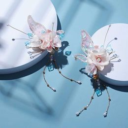 Bruiloft haar sieraden itacazzo sieraden vol met dromerige sfeer schattige dames bloemen kunstmatige parel tassel vlinder zoals bohemia haarspeld