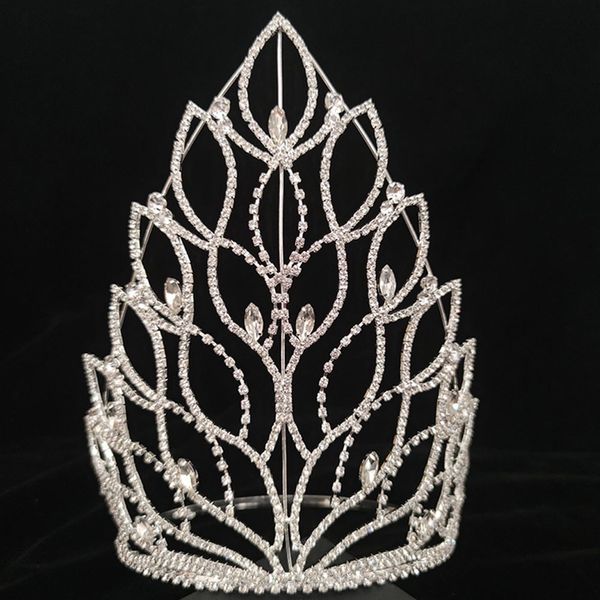 Bijoux de cheveux de mariage pageant grande beauté mariées européennes et américaines ornements belle couronne de mariage couronnes 230809