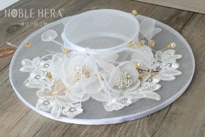 chapeaux de mariage coiffes pour mariage chapeaux d'église blancs coiffes de mariage fleur blanche chapeau haut de forme en lin coiffure de mariée accessoires de fête