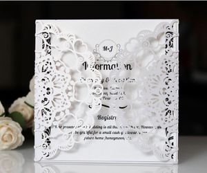 Invitations de mariage avec enveloppes pour cartes d'invitation à une fête nuptiale, à un dîner