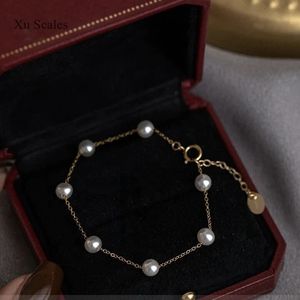 Ensembles de bijoux de mariage 100 eau douce naturelle AKOYA blanc brillant perle ciel étoile bracelet collier ensemble tempérament design de mode réglable 231117
