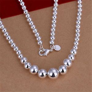 Bruiloft sieraden sets 925 sterling zilveren ketting kralen ketting voor vrouwen bruiloft charmes schattige modetrends cadeaus h240504