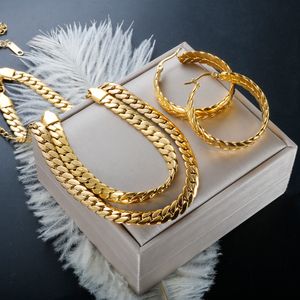 Bijoux de mariage Ensembles zmfashion rétro se chevauchant une chaîne tressée à chaîne de serpent de serpent Bracelet Bracelet pour femmes hommes en acier inoxydable 230216