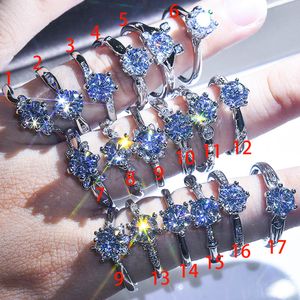 Bruiloft dames diamant ring verstelbare ringen sieraden voor vrouwen 2021 trend accessoires Valentijnsdag geschenken