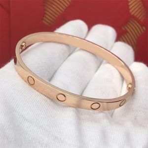 Bruiloft liefhebbers snijden diamanten armband metaal creatieve pulsera vergulde zilveren gouden armband hiphop eenvoudige dames man designer armbanden als geschenk ZB061 e4