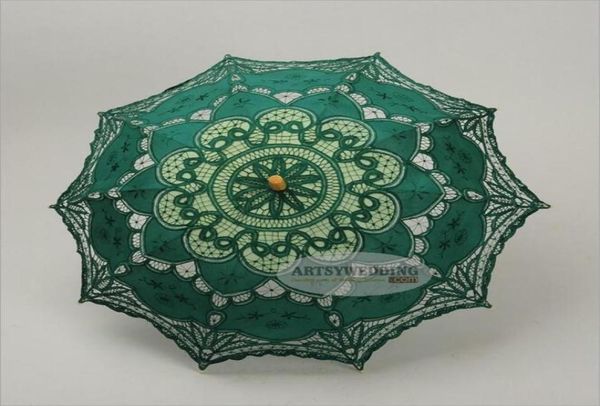 Parasols de mariage artisanat dentelle mariée parapluie crochet fleur Studio pographie accessoires thème Po Style solaire européen fait à la main coton 6906567