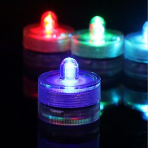 Bruiloft Party Decor Tea Cande LED Dompelaars Kaars Licht Waterdichte Bloemen Lamp voor Kerstcadeaus 36 stks