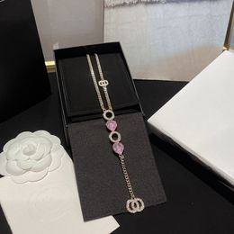 Bruiloft hanger ketting parel designer kettingen letter stenen oorbellen ontwerp elegant cadeau voor vrouw