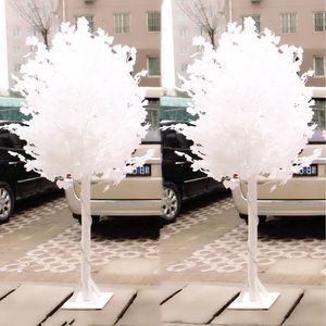 Gratis verzending Bruiloft Props White Ginkgo Road Cited Columns Holiday Wish Tree Party Welcome Area decoration Supplies