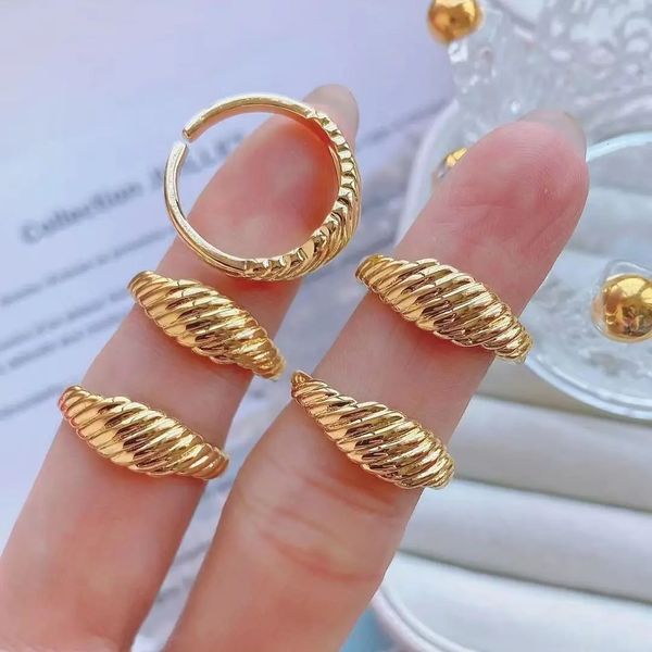 Anneaux de mariage 10 pièces mode plaqué or bague femme bijoux femmes filles conceptions simples unisexe Vintage anneaux 231214