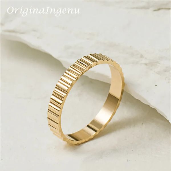 Anneaux de mariage Bague à bande épaisse remplie d'or 14 carats, bague en or faite à la main, bijoux minimalistes, bijoux délicats résistants au ternissement, bague étanche Boho 231020