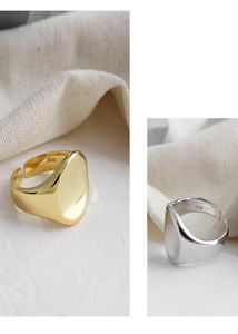 Anillos de boda 2021Designs Gold Llened Heart Hearty Hexagon Geométrico para mujeres Pequeñas cuentas Minimalista Cadena5229750