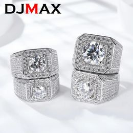 Trouwringen 2023 DJMAX 1 5CT Diamant Voor Mannen Origineel 925 Sterling Zilver Royale Heren Luxe 231129