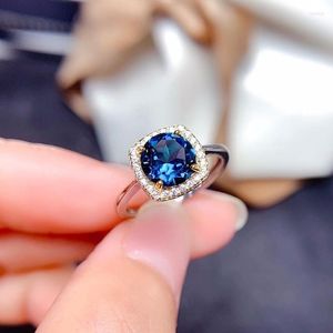 Wedding Rings 2023 Eenvoudige temperamentkleurscheiding Open ring voor damesmode luxe sieraden Engament uniek