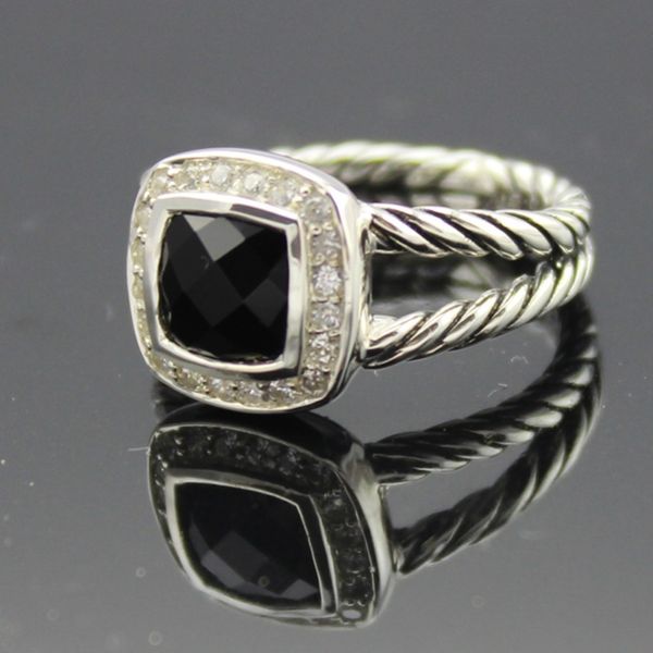 Bagues de mariage en argent sterling 925 améthyste noir onyx bleu topaze citrine saphir grenat péridot blanc agate morganite 7 mm bague femme 230607