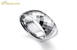 Wedding Rings Bonlavie High Polishing Men Ring Tungsten Carbide Mengeted Men039S Sieraden Belofte Band Anillos Para Hombres7928969