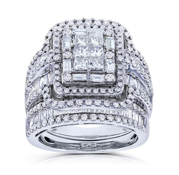 Bagues de mariage charme féminine anneau de pierre de cristal blanc luxe pour les femmes engagement carré de mariée vintage