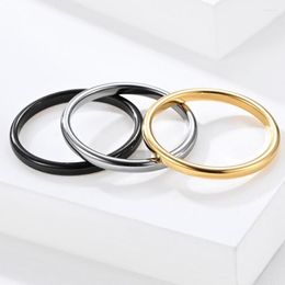 Wedding Rings Classic Sieraden 2 mm Simple For Women Men Pure Tungsten Carbide Ring Band Betrokkenheid