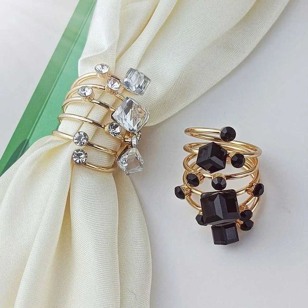 Bagues de mariage bijoux diy cadeau shl hijab ramines broches broche broche écharpe boucle écharpe clip en soie écharpe anneau