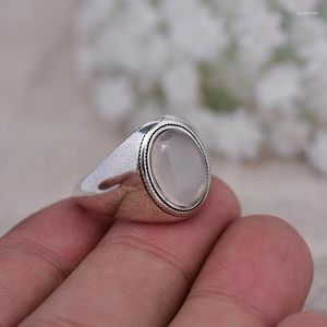 Trouwringen Elegante Natuurlijke Opaal Steen Thai Zilveren Dames Ring Originele Sieraden Voor Vrouwen Gift Nooit Vervagen