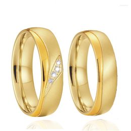 Trouwringen en belofte voor mannen en vrouwen Lover's Alliance Uniek Hers His Couple Ring Anniversary Groothandelsprijs