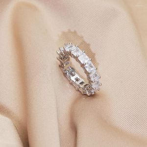 Anillos de boda ESSFF COLITO BLANCO Color de oro/plata para mujeres Eternidad moderna Pareja de hombres Luxury Jewelry Mom's Gifts