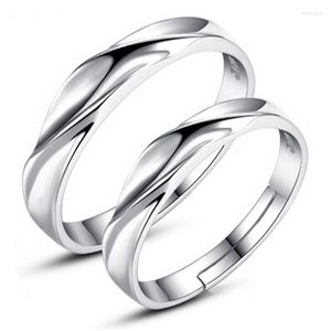 Anillos de boda Conjuntos de pareja de moda Anillo Claddagh Color plata Anel Masculino Joyería para amante Anillos Mujer Bagues