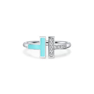 Wedding Rings modeontwerper Diamond Love Ring Heren Luxe sieraden 925 Sterling Sier Yellow Gold Rose Grootte Niet-allergische dames druppel OTC6M