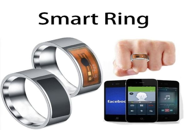 Anneaux de mariage Fashion Mulonction Muluction Équipement de téléphone imperméable Intelligent NFC Ring Smart Wearable Connect1227160