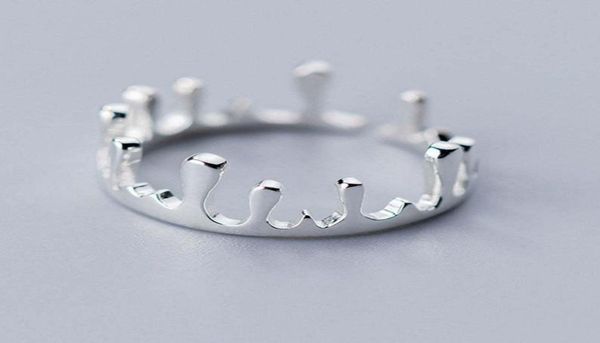 Anillos de moda anillo de moda Pequeño abierto imperial Crown Ringen joyería femenina Cool lindo lindo para mujeres regalos promesa parejas6878551
