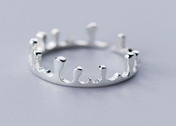 Anillos de moda anillo de moda Pequeño abierto imperial Crown Ringen joyería femenina Cool lindo lindo para mujeres regalos promesa parejas8294239