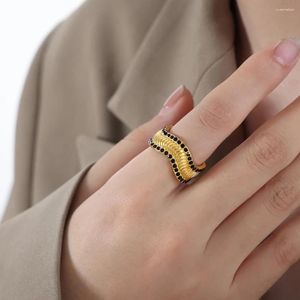 Trouwringen Modetrend Uniek ontwerp Elegant Delicaat Heteroseksueel paar Ring Vrouwen Sieraden Party Hoogwaardige geschenken Groothandel