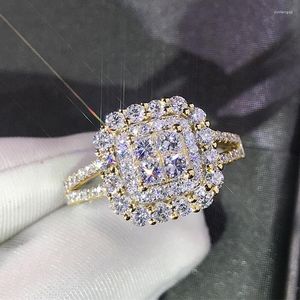 ALLAGES DE MARIAGE HUICUSAN ÉLÉGANT CARTE FAUX POUR FEMMES LURXE PAVÉ PAVILLISMINE CUBIQUE CUBIQUE ANGAGEMENT BIELLIR BRIDAL