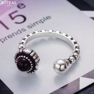 Trouwringen KITEAL size resizeable vrouwelijke Teen Ring Parel ring 10mm5mm parel sieraden anel masculino diy 230906