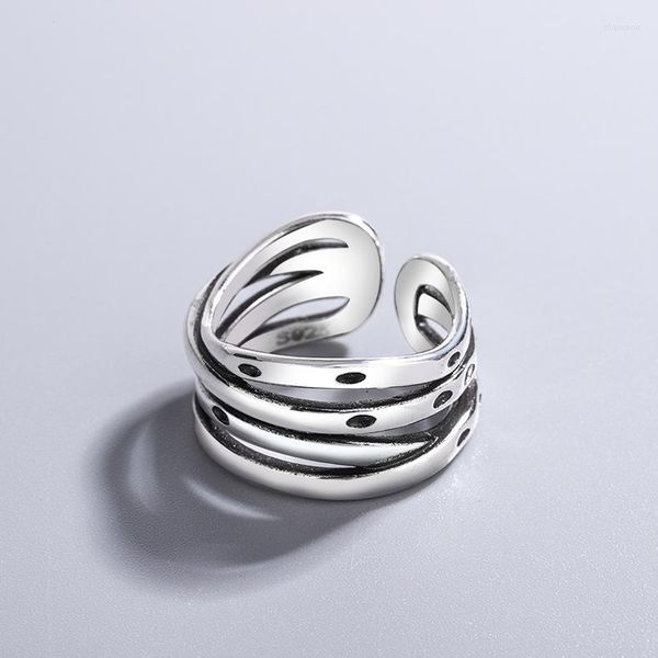 Anillos de boda Línea de encanto coreano para mujeres Dedo femenino Regalo de cumpleaños romántico Joyería de novia