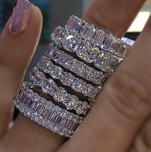Anneaux De Mariage De Luxe Élégant Promise Ring 925 Sterling Silver Diamond cz Bague De Fiançailles Pour Femmes Hommes Fine Jewelry Gift Motion current 33ess