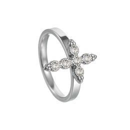 Wedding Rings Memolissa Gold Silver Color Luxury Rhinestone roestvrijstalen ring voor mannen Women Fashion Couple Wedding Joowerly Gift Anillos