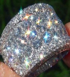 Eheringe Milangirl Trendy Micro Crystal Engagement Design Weißer Zirkon Kubischer Eleganter Ring Weiblich Jewerly5775155