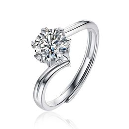 Anneaux de mariage Nabest 2024 NOUVEAU 925 Sterling Siver Custom Moisanite Ring Diamond Gra Certification Mossanite Ring Engagement de mariage pour les femmes 240419