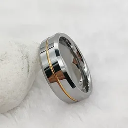 Trouwringen Echte Wolfraamcarbide Ring Hoge Kwaliteit Mode-sieraden Koppels Voor Mannen Mannelijke