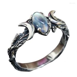 Trouwringen Ring Trendy sieraden Onregelmatige oppervlakte Vintage Betrokkenheid voor EDWI22