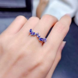 Anillos de boda anillo de acero inoxidable giratorio de onda Simple para mujer Casual Anel elegante Punk 5A transparente zafiro joyería regalos