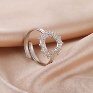 Bagues de mariage skyrim femmes new boho sun ring en acier inoxydable or couleurs ajustives annexes esthétique kpop bijoux cadeau pour le meilleur ami maman