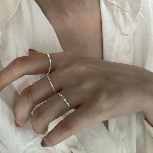 Anillos de boda estilo anillo brillante índice dedo joyería de moda decorativa para mujeres fiesta regalo de cumpleaños