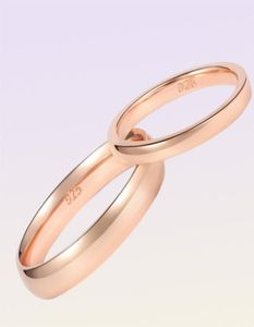 Trouwringen Tigrade 246 mm vrouwen zilveren ring hoog gepolijste trouwring 925 sterling zilveren ringen eenvoudige verloving bague femal9661445