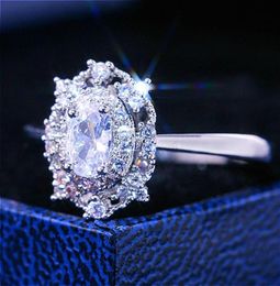 Bagues de mariage visisap quatre griffes incrustées zircon simple mode femelle anneau complet de pierre de luxe bril