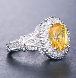 Bagues de mariage wyjzy incrusté jaune zircon dames fiançailles anneau classique proposer bijoux exquis anniversaire gift4443962