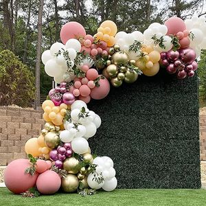 Ballons décoratifs pour salle de mariage, ensemble de ballons de mariage, mur de fond, aménagement de la salle de la mariée, scène de fiançailles